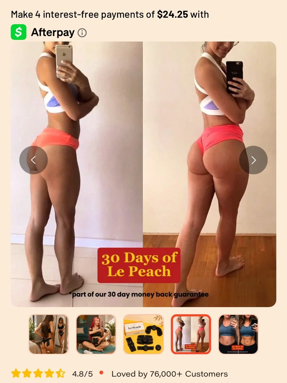 Le Peach EMS Muscle Stimulator